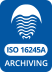 Norma ISO 16245A: Je nejzásadnější normou pro dlouhodobou archivaci papíru a pergamenů. Stanovuje nároky na materiály a konstrukce krabic a přebalů (košilek), významné pro ochranu, stálost a trvanlivost uložených dokumentů. Byla vydána roku 2009. Specifikuje a uvažuje dva druhy lepenek pro krabice – typ A a typ B a dále určuje vlastnosti přebalů i výsledných krabic.