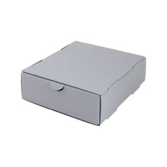 Archivní krabice se šuplíkem pro horizontální uložení dokumentů. Šuplík umožňuje rychlý přístup z přední části a snadné vyjmutí dokumentů bez vyjmutí celé krabice z police. Krabice jsou stohovatelné a velmi stabilní.