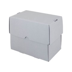 Archivní krabice je samosvorné konstrukce. Z hladké lepenky 1,0 mm.