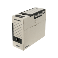 Archive box na formát A4. Vysoká ověřená kvalita zabraňuje praskání. Potisk sítotiskem v barvách červená, zelená, modrá, bílá a černá usnadňuje třídění a orientaci v dokumentech.