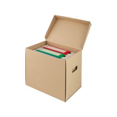 Vynikající pomocník pro přenos a skladování dokumentů či dalších papírových materiálů. Lze také vložit 3 archivační boxy se hřbetem 75 mm nebo pořadače.